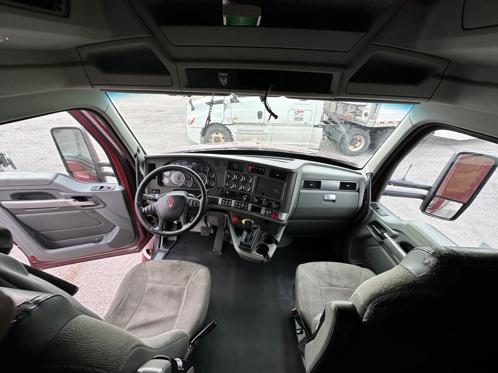 Kenworth cab interior — diagnostic-capable on the major engine families